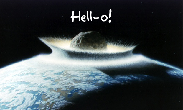 Meteorites Hitting Earth. hazardous asteroid 99942