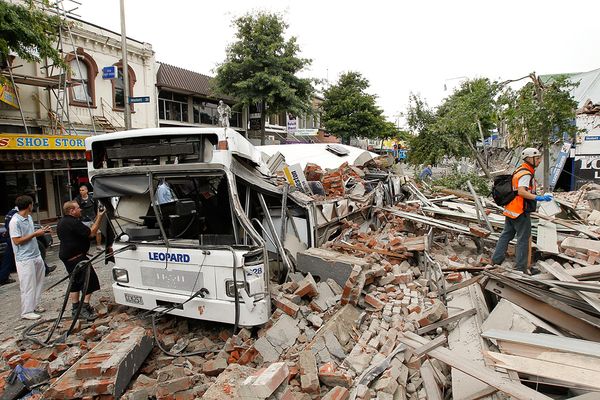 the earthquake in new zealand 2011. When the New Zealand
