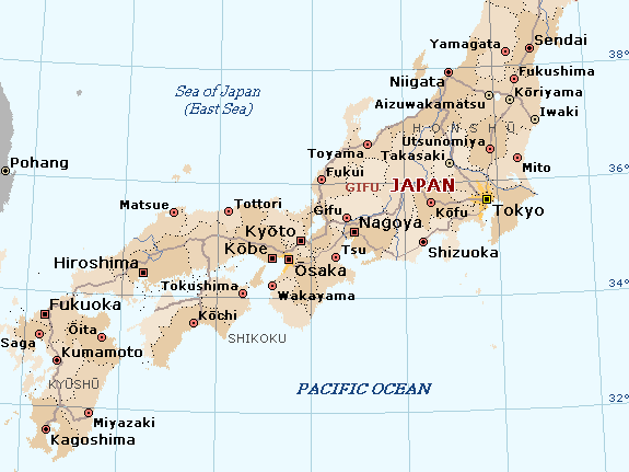 earthquake in japan map. Preliminary Earthquake Report